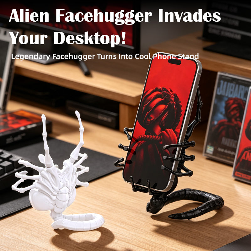 Office Tech Setup - Suporte de Telefone Sci-Fi Compatível com