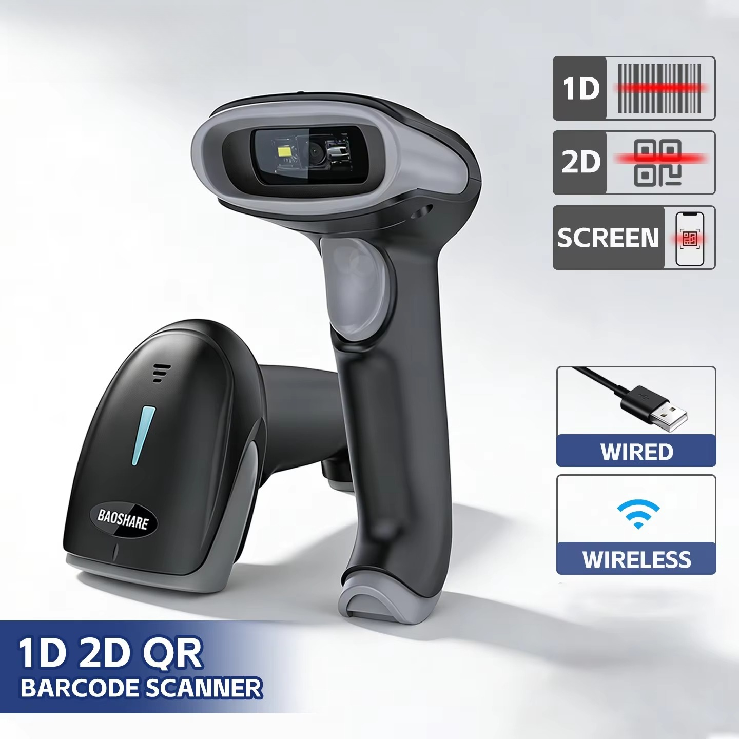 Barcode Scanner 2D - Leitor de Código de Barras Sem