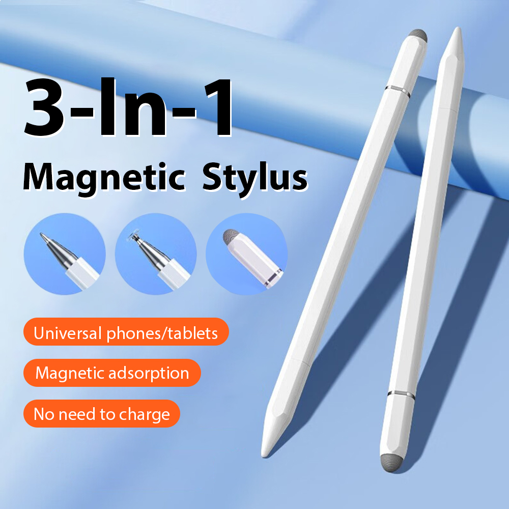 Office Tech Gadgets - Caneta stylus magnética universal 3 em