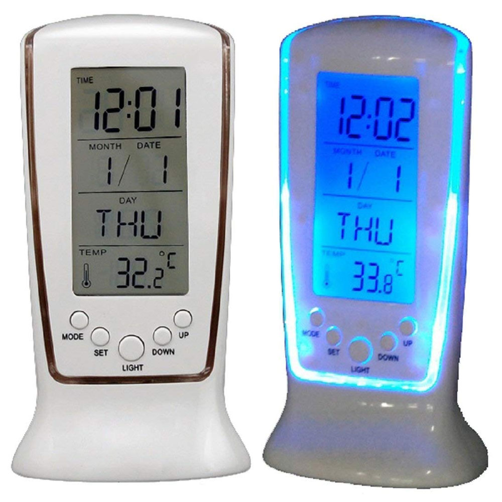 Office Tech Gadgets - Relógio calendário digital led relógio de