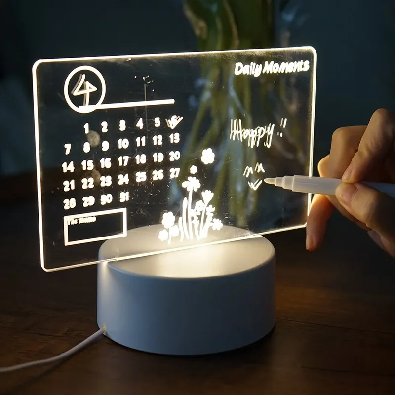 Office Tech Gadgets - Quadro de Mensagens Acrílico Reescrevível |