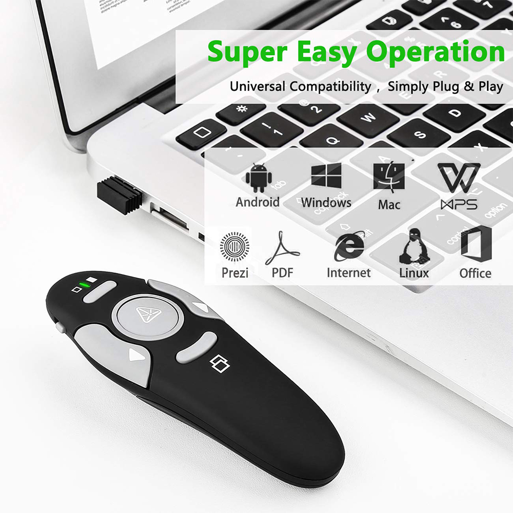 MRSVI Apresentador Sem Fio com - Presentation Remote Laser avaliação e preço