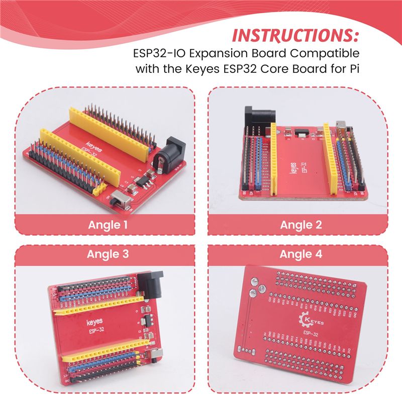 Placa de expansão A01E-ESP32-I - Raspberry Pi Keyboard avaliação e preço