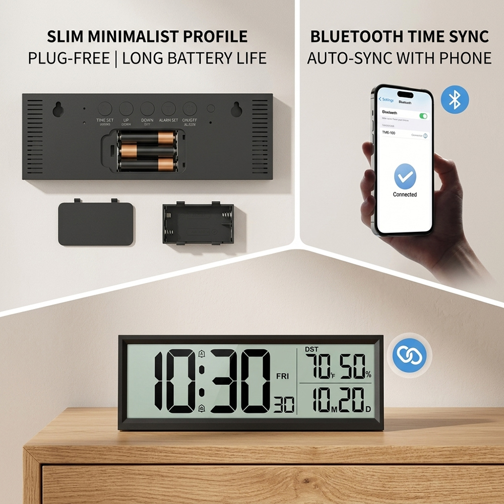 Despertador Digital com Temper - Office Tech Gadgets avaliação e preço
