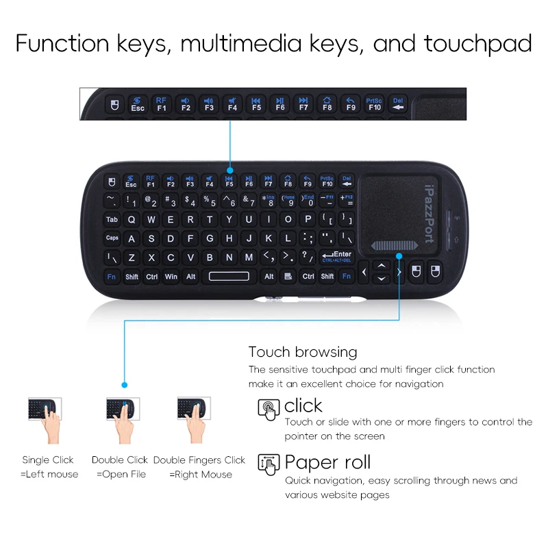 Mini teclado sem fio Bluetooth - Raspberry Pi Keyboard avaliação e preço