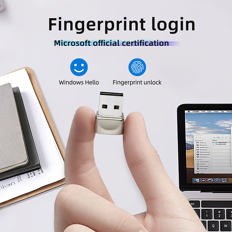 Mini bloqueio biométrico de im - Pc Security Lock avaliação e preço